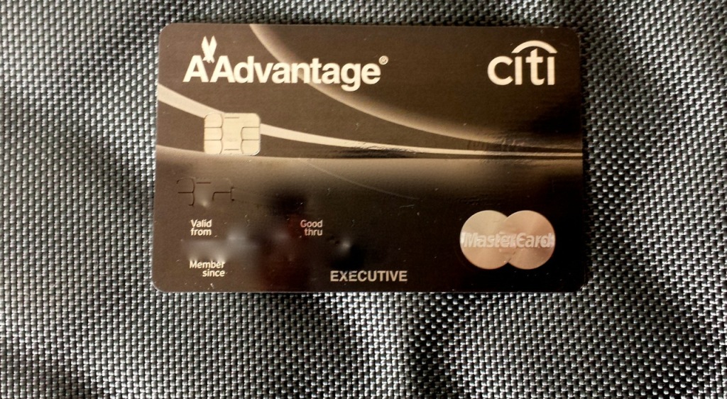 Credit card with chip technology